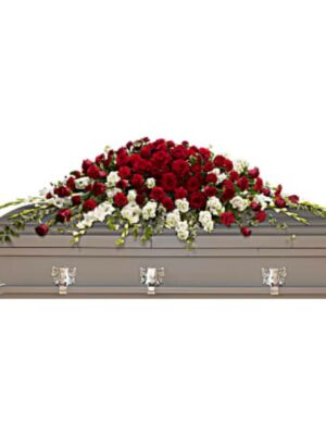 Teleflora's Garden of Grandeur Casket Spray