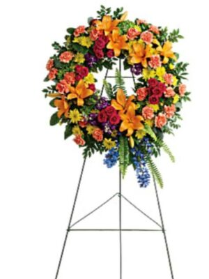 Colorful Serenity Wreath