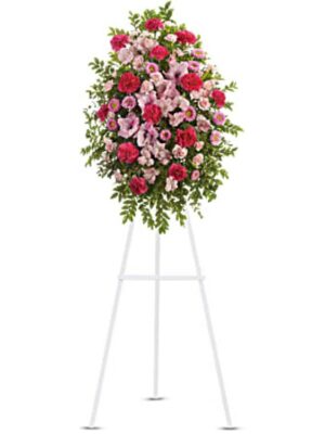 Teleflora's Pink Tribute Spray