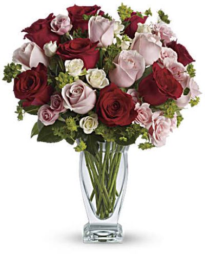 <div class="summary entry-summary">
<div class="woocommerce-product-details__short-description">
Show her your romantic side big-time with gorgeous red, pink and white roses spectacularly presented in a trendy clear glass vase.
She’ll fall in love with you all over again.
The lush bouquet includes red roses, pink roses, white spray roses and light pink spray roses accented with assorted greenery.
</div>
</div>
<div class="woocommerce-tabs wc-tabs-wrapper">
</div>